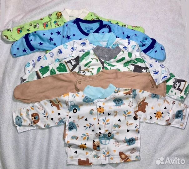 Распашонки для новорожденных 52-56 размер