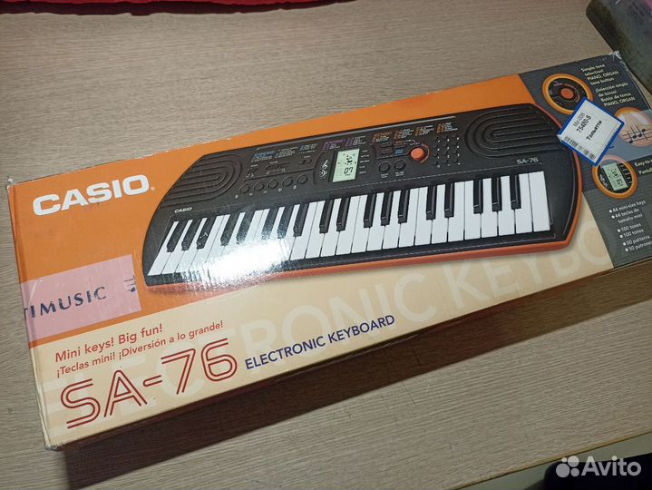 Мини-синтезатор Casio SA-76