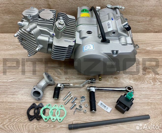 Двигатель YX 160 (1p60fmk) новый, питбайк
