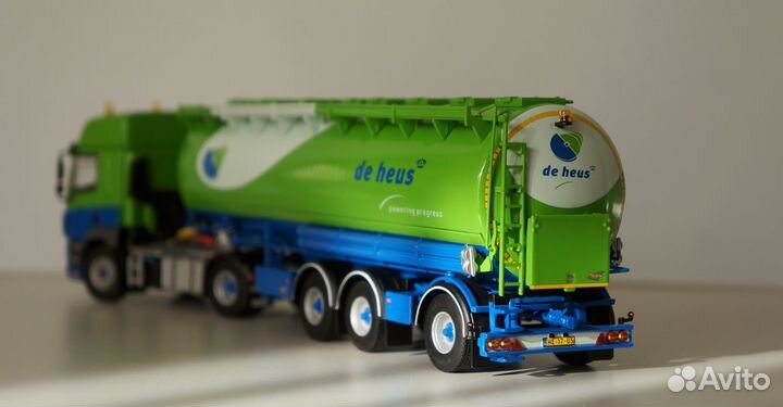 1/50 тягач DAF полуприцеп бочка WSI танкер редкий