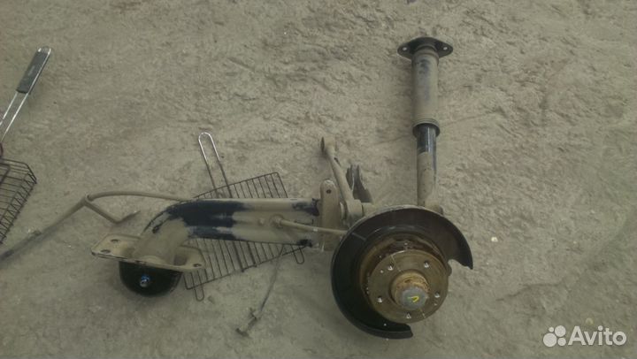 Задняя подвеска ссангйонг Нью актион 2 WD