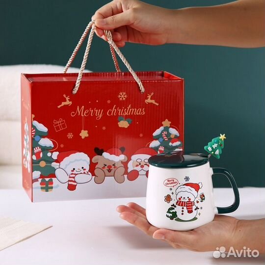 Кружка новогодняя набор
