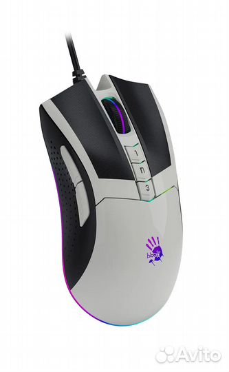 Мышь A4Tech Bloody W90 Max белый черный