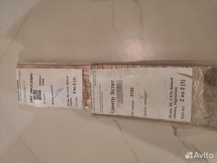 Дверные доборы белые