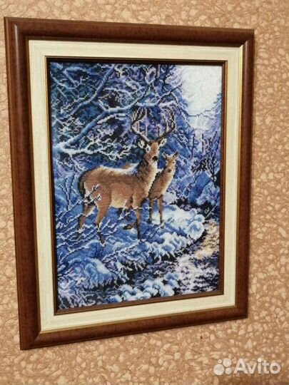 Картина вышитая крестом