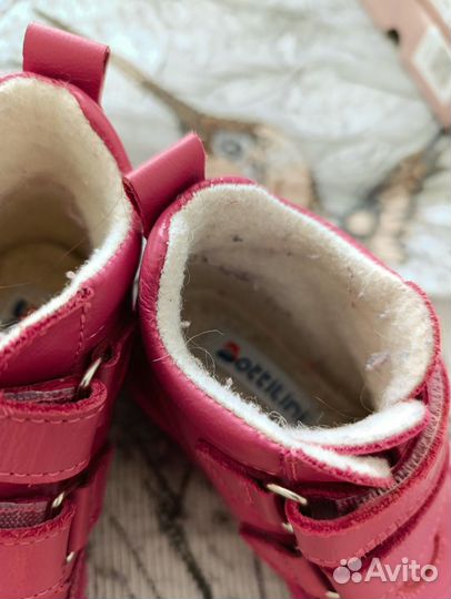 Ботинки на девочку р25