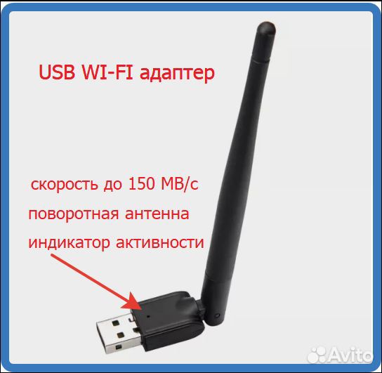 Wi-Fi адаптер для компьютера и цифр.приставок