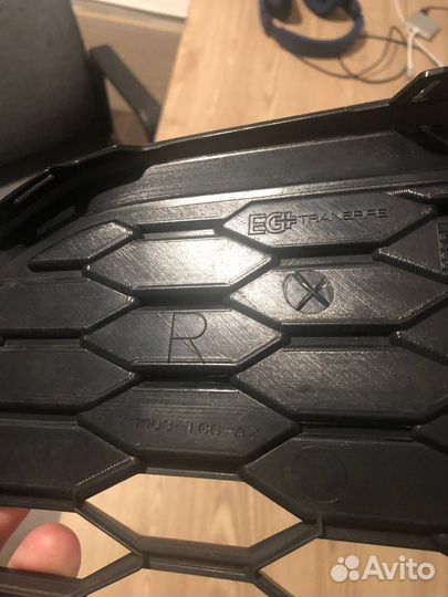 Накладка птф honda civic X 2016 - 2021