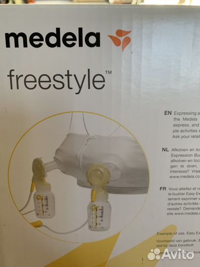 Молокоотсос medela freestyle двухфазный