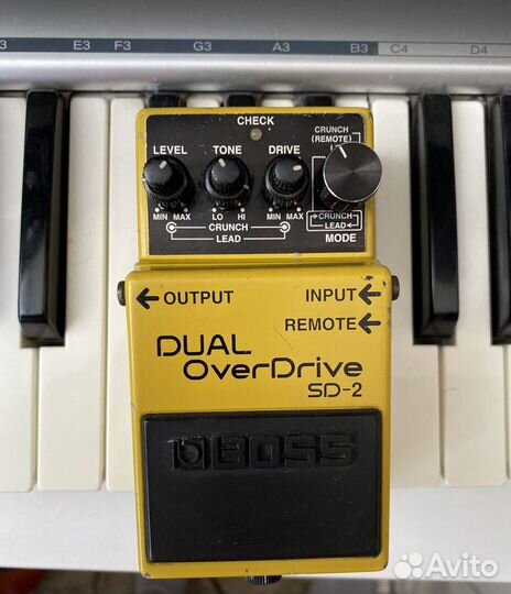 Суперпедаль овердрайва boss ds 2