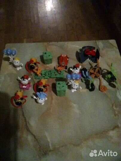 Игрушки из киндера сюрприза коллекция киндерино