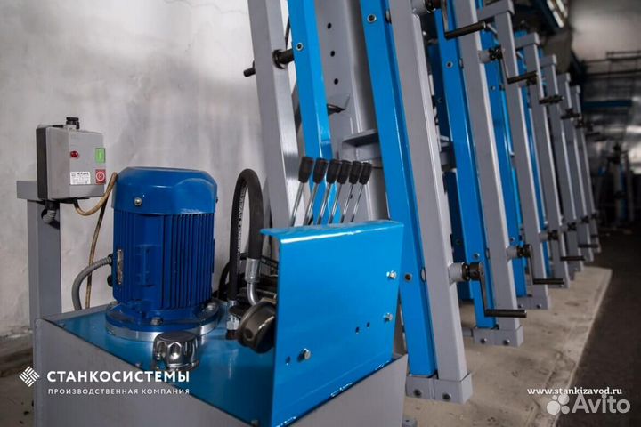Пресс гидравлический для склейки бруса