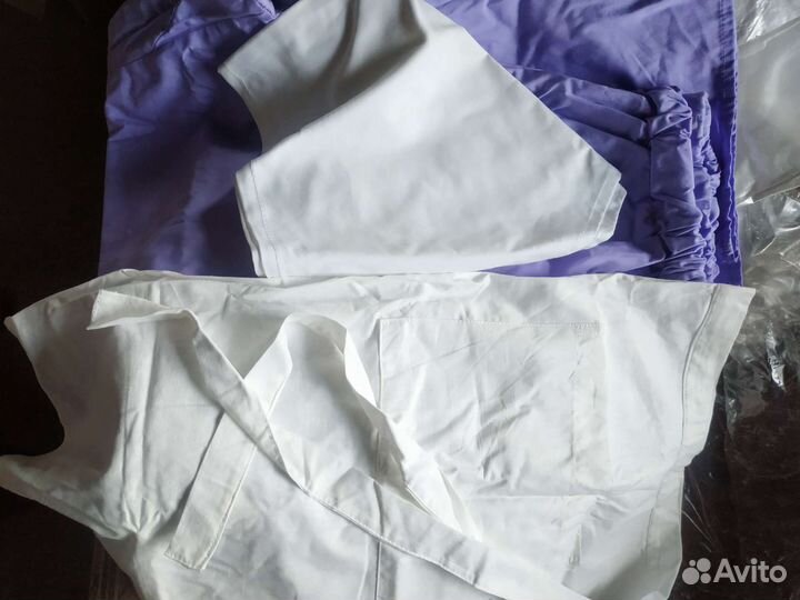 Спецодежда.Колпак. Фартук. Брюки.Халаты