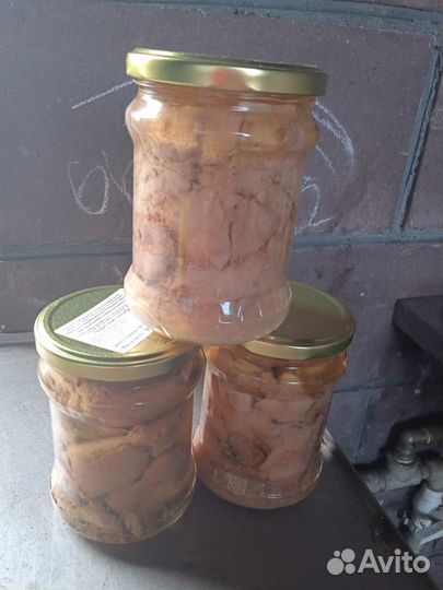 Печень трески в стекле