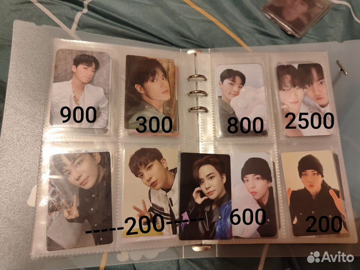 Карты stray kids/ ateez