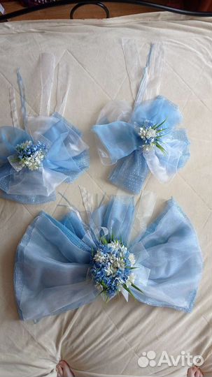 Свадебные украшения на автомобиль