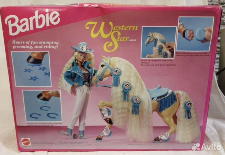 Лошадь Western Barbie Mattel оригинал 1993