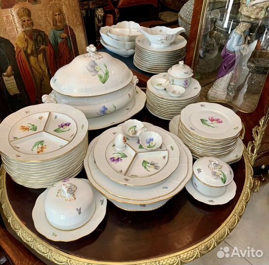 Столовый, чайный и кофейный сервиз Херенд(Herend)