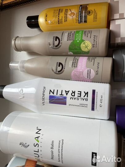 Краска и бальзамы, шампуни, спреи для волос