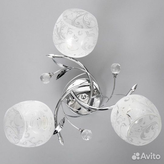 Люстра 2779/3 E27 40Вт хром 50х50х24 см