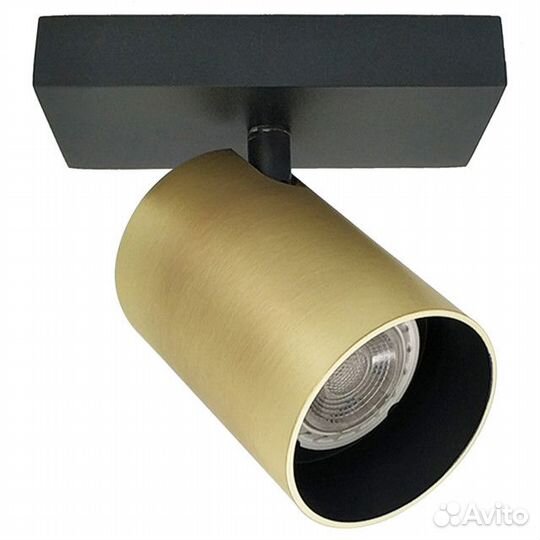 Спот hiper Mystery 1х50Вт GU10 сатин-никель чёрный