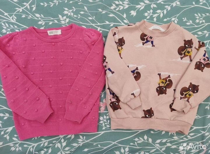 Вещи пакетом на девочку 5 лет 110 р