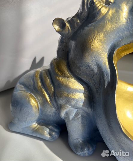 Бегемот конфетница-органайзер