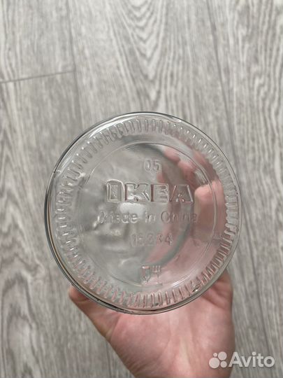 Бутылка с пробкой икеа коркен 1 литр