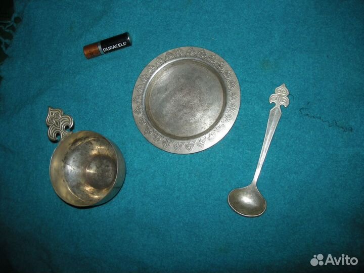 Ковшик для запивки теплоты ложка блюдце корец