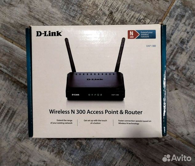Wi-Fi роутер D-link Wireless n300