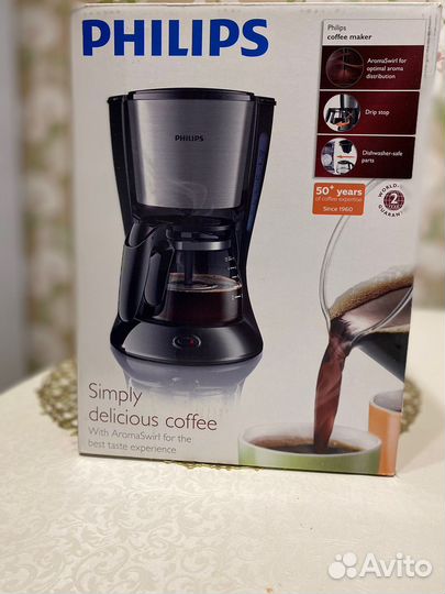 Кофеварка капельная philips