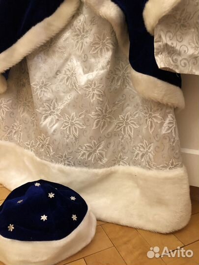 Костюм Снегурочки взрослый прокат аренда