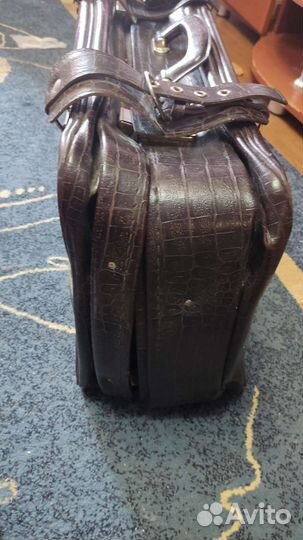 Кожаный чемодан СССР