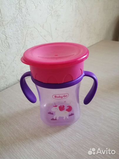 Кружка непроливайка baby go