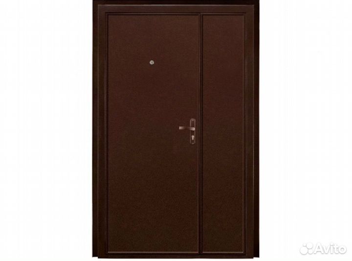 Двухстворчатая входная дверь с Терморазрывом