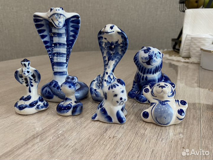 Гжель фигурки символ года