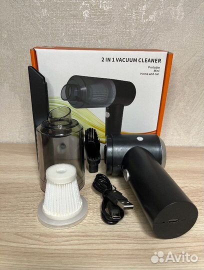 Ручной пылeсос для дома и авто vаcuuм clеaner