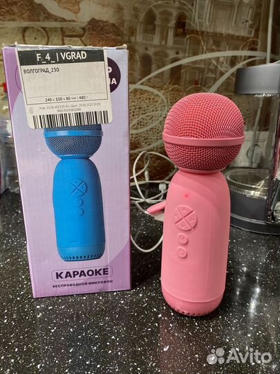 Караоке микрофон детский