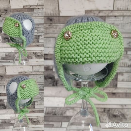 Шапка ушанка для собак мелких пород