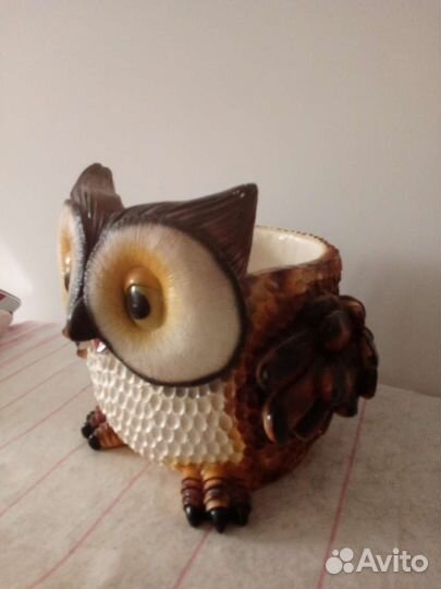 Кашпо в виде совушки