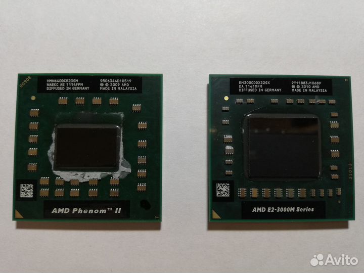 Процессоры Intel и AMD