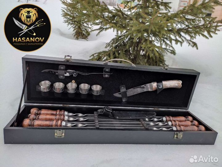 Шашлычный Мужской подарочный набор