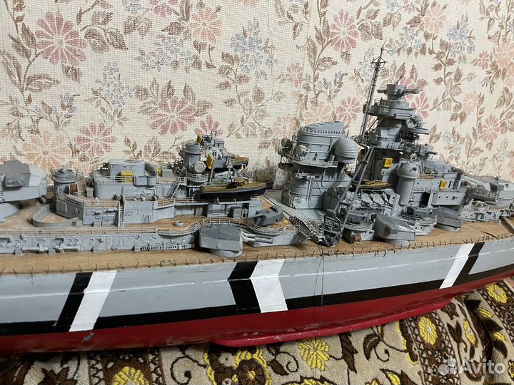 Модель корабля Бисмарк