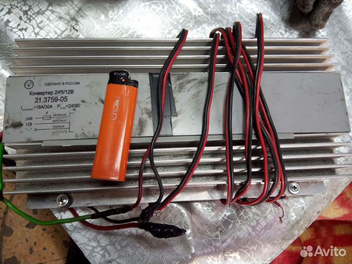 Преобразователь с 24 на 12 вольт