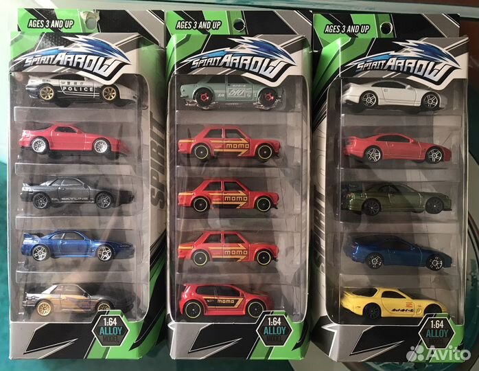 Модели Hot wheels 1/64