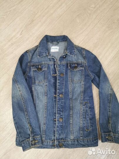 Джинсовая куртка для девочки 146