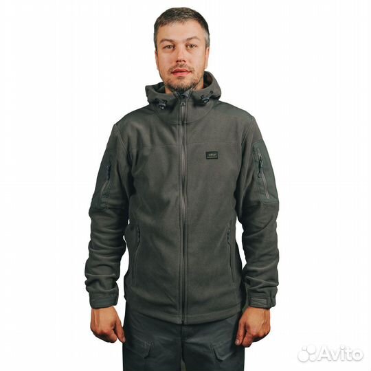 27437 Толстовка Дозор, флис, серый