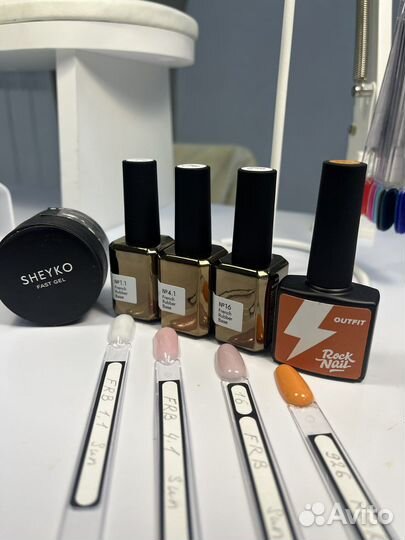 Новые базы,гель,гель лак, подставка