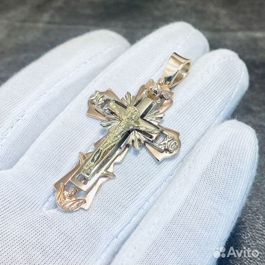 Золотой крестик на заказ