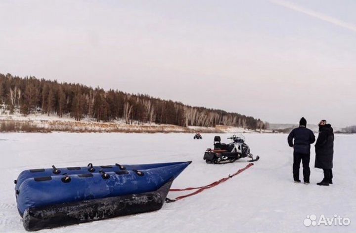 Надувной банан атракцион летний и зимний